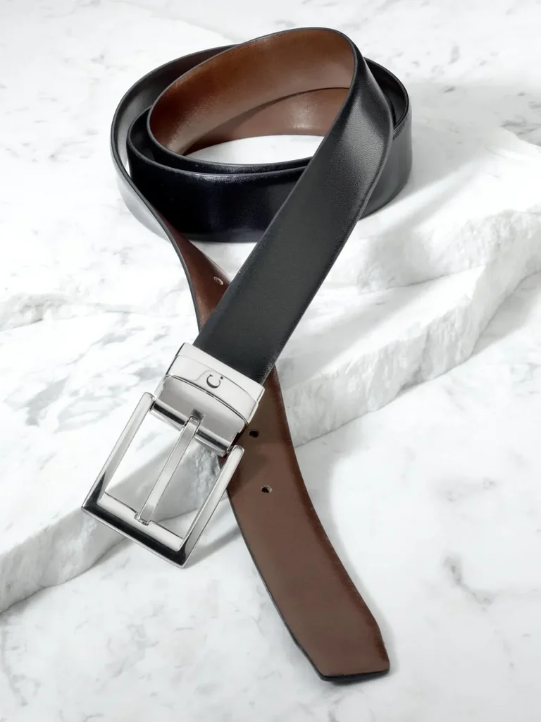 Wendegürtel 125 cm, schwarz-braun