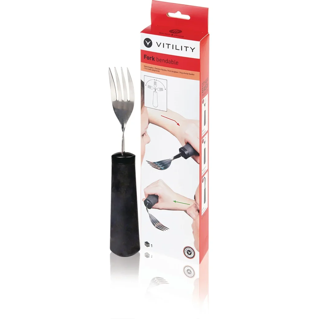 Besteck - Gabel Biegbar Schwarz