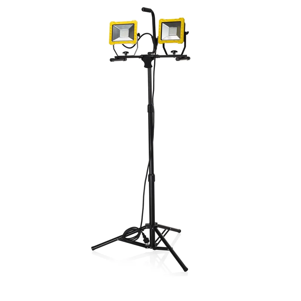 LED Stativ Doppelstrahler mit 2 x 30 Watt und 2400 Lumen