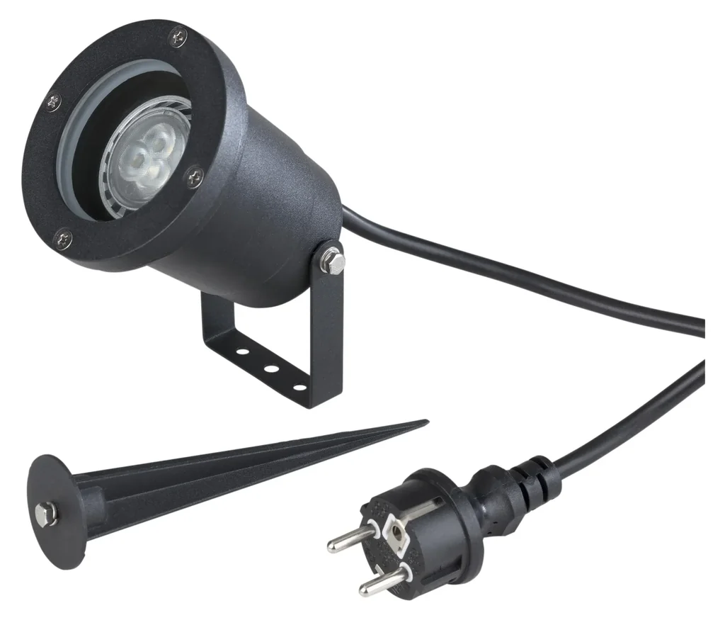 Außenstrahler aus Aluminium mit 3 Watt LED