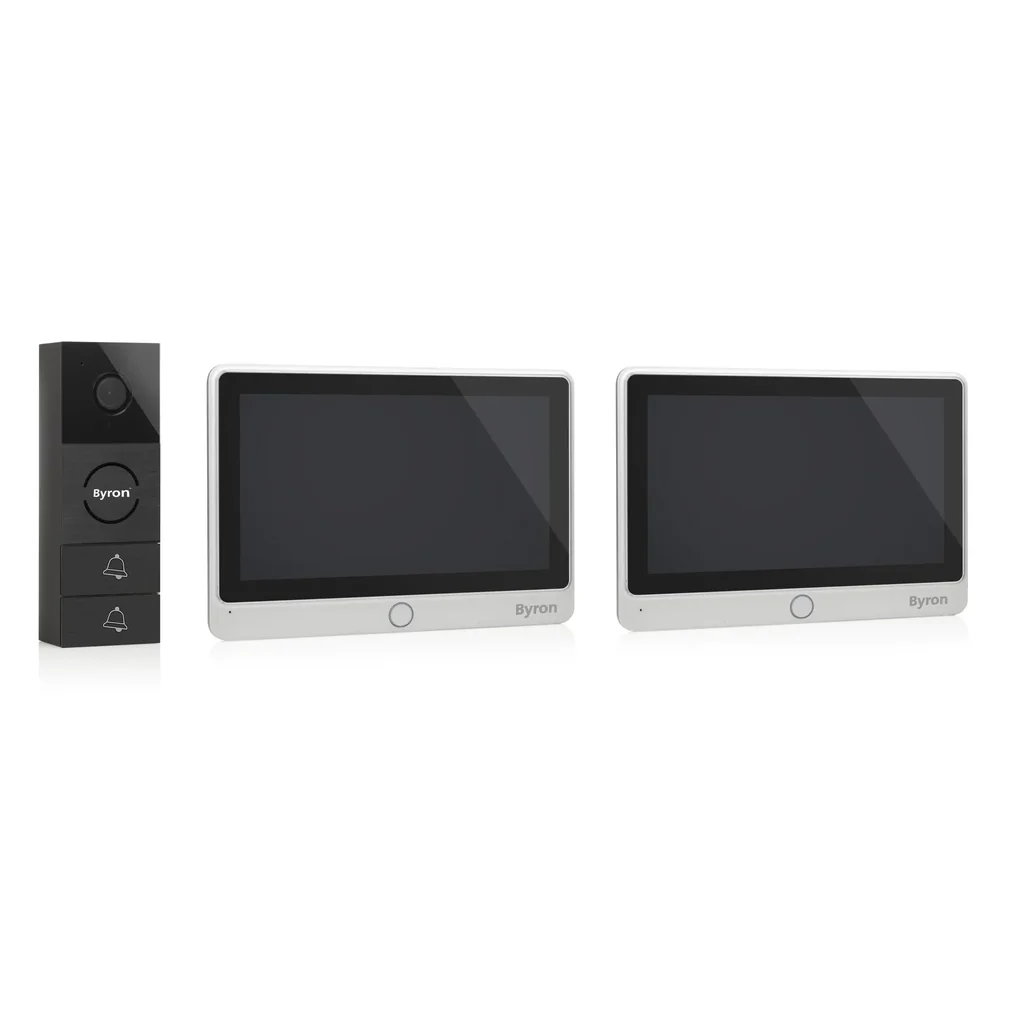 Video-Gegensprechanlage 7 Zoll Touchscreen 2 Bildschirme