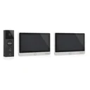 Video-Gegensprechanlage 7 Zoll Touchscreen 2 Bildschirme