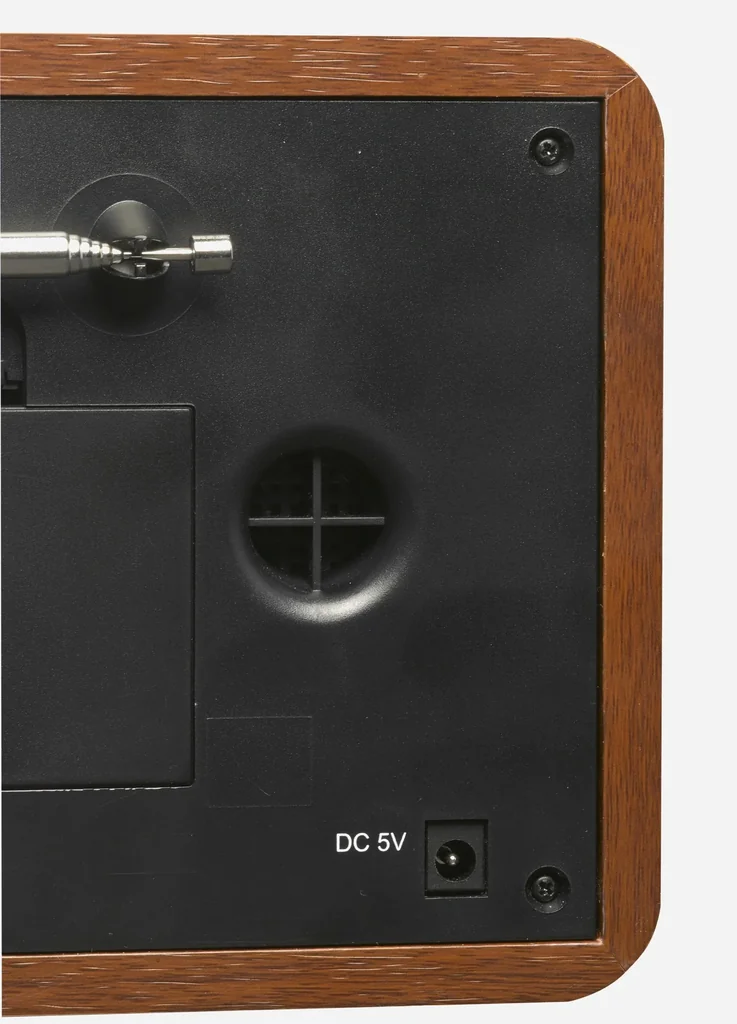 DAB+ Radio mit Weckfunktion im formschönen Holzgehäuse