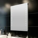 Badezimmerspiegel mit LEDs 60x80 cm
