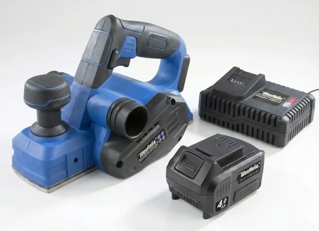 Akku Hobel 18 Volt Li-Ion AH18 inkl. Akku 4,0 Ah und Ladegerät