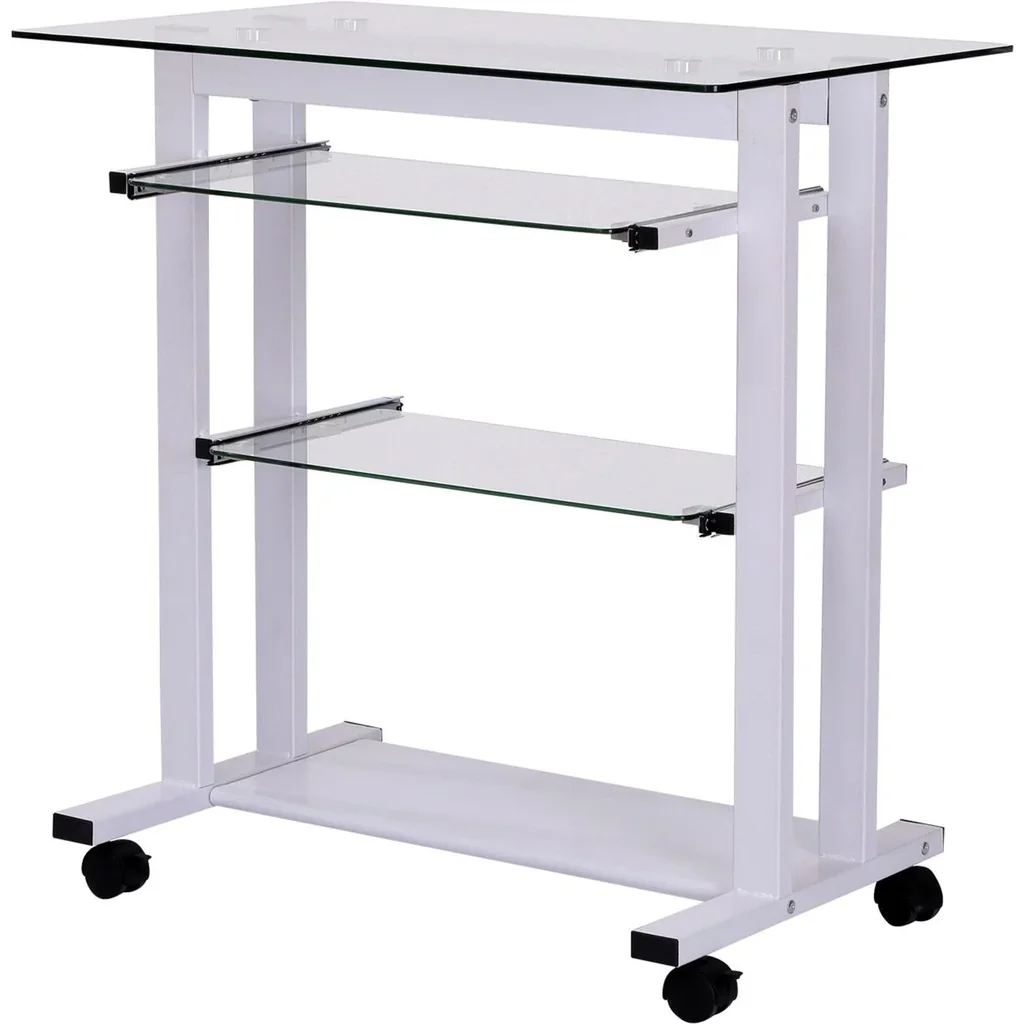 Computertisch Schreibtisch Bürotisch PC Tisch Weiß