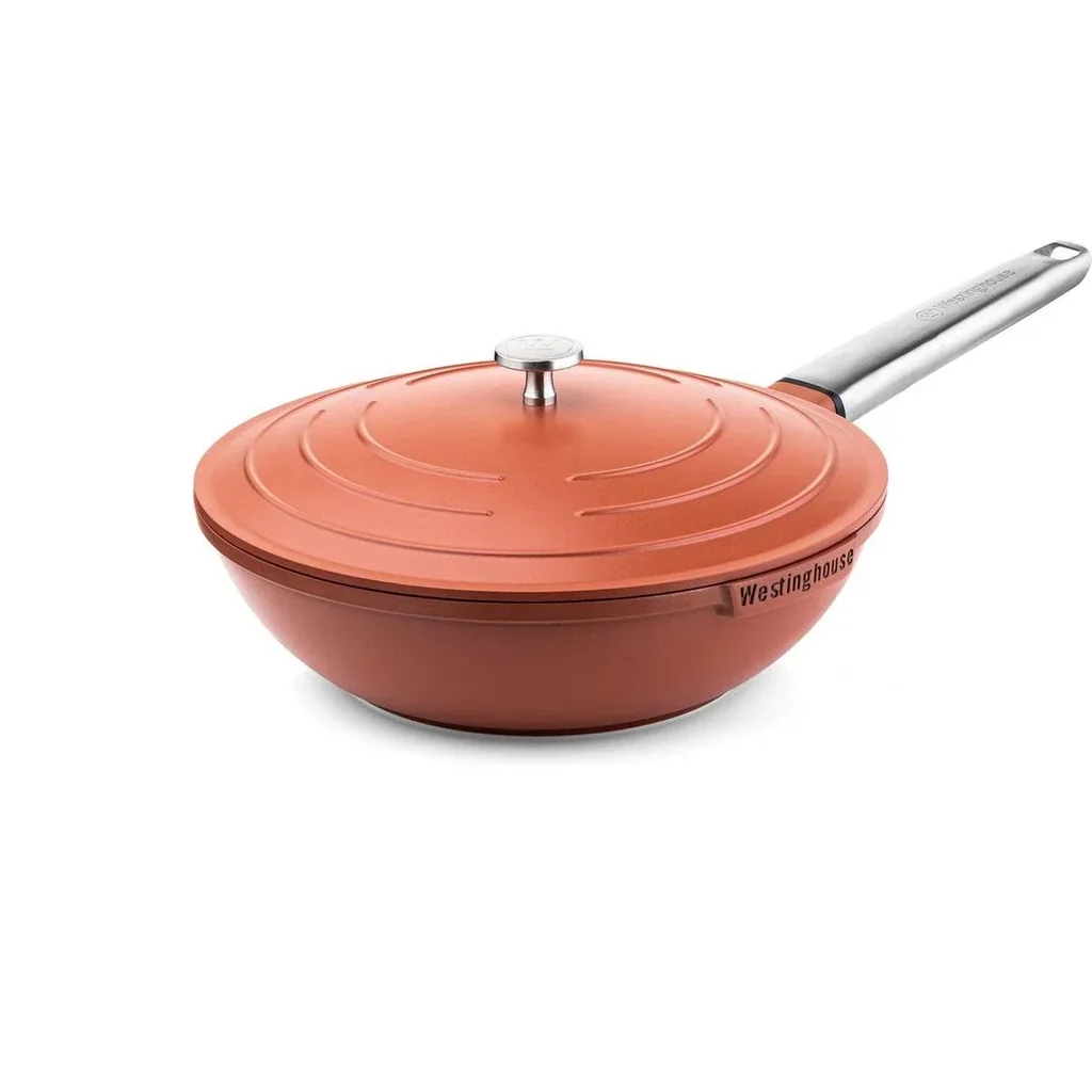 Performance Series Wokpfanne - Wok mit Deckel - 28 cm - Orange