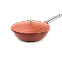 Performance Series Wokpfanne - Wok mit Deckel - 28 cm - Orange