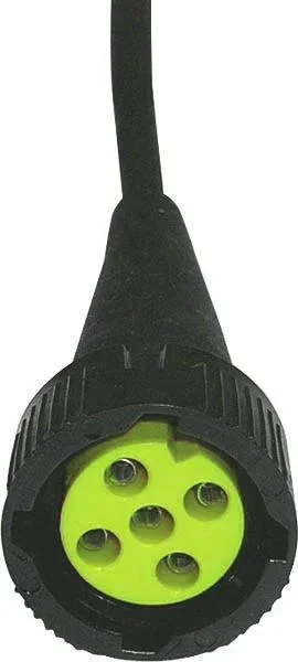 Bajonett Verbinder, rechts - grün