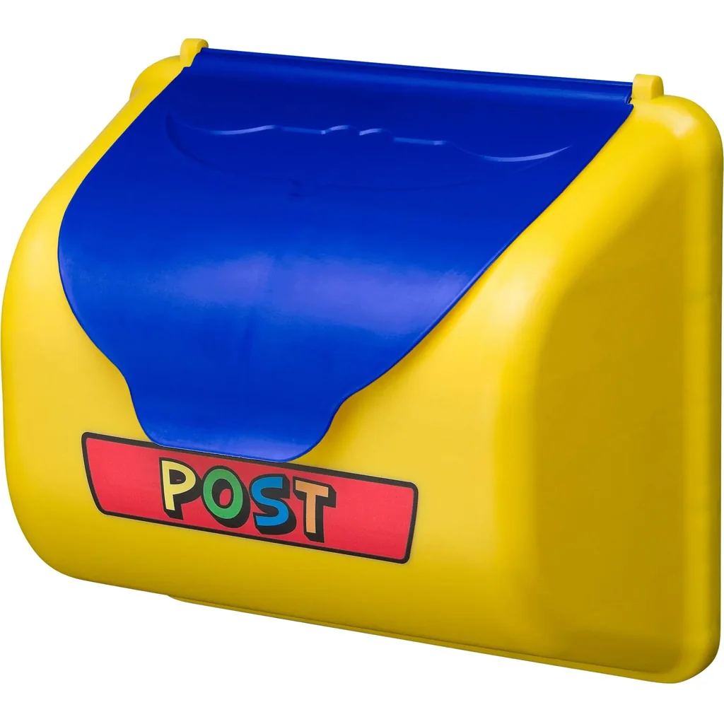 Briefkasten Gelb/Blau 250x220x135m