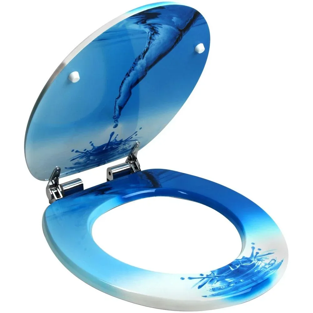 WC-Sitz Water Snake - Soft-Close-Edelstahlscharniere