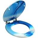 WC-Sitz Water Snake - Soft-Close-Edelstahlscharniere