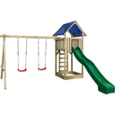 Spielgerät Jonas mit Rutsche grün
