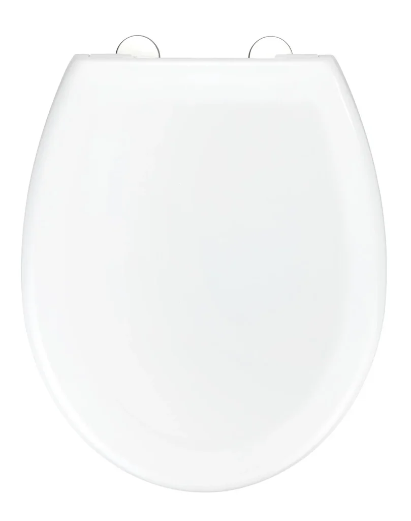 WC-Sitz Solaro Weiß, Thermoplast, Fix-Clip Hygiene-Befestigung