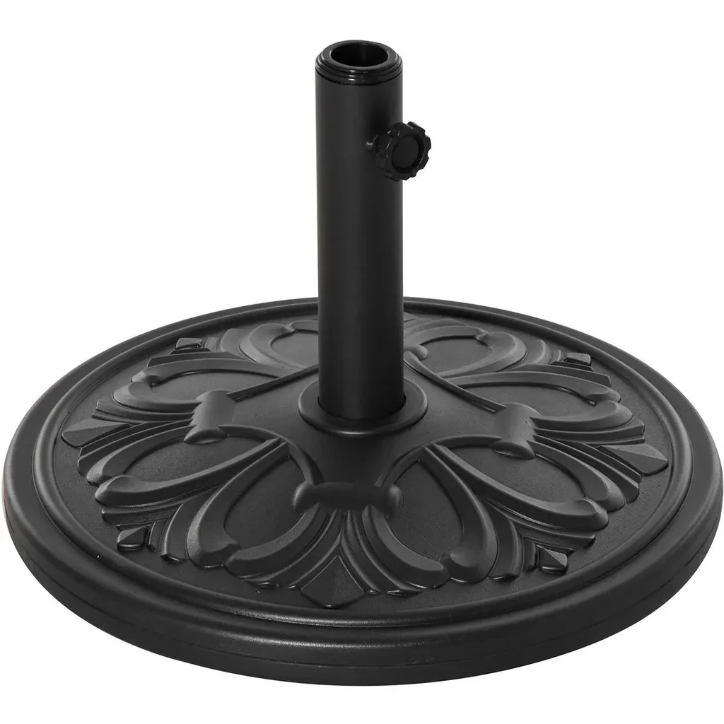 Sonnenschirmständer Schirmständer Schirmhalter Schirmfuß 13 kg Ständer Schirm Ø35/Ø38/Ø48mm Kunststoff + Zement Antik Sc