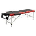 Massageliegen klappbar Kosmetikliegen höhenverstellbarer Massagetisch mit Kopfstütze Massagebett Aluminium Schaumstoff K