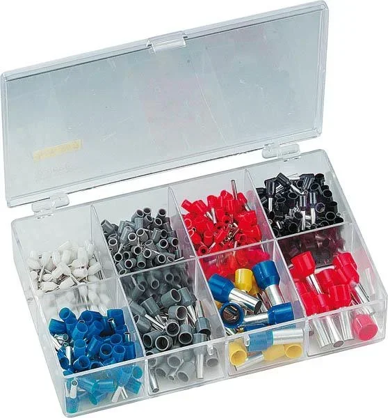 Aderendhülsen Set, 450 Stück, nach DIN Farbcode