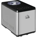 Eismaschine mit Kompressor - 1,5 L - LED-Anzeige - 38,4 x 24 x 32 cm