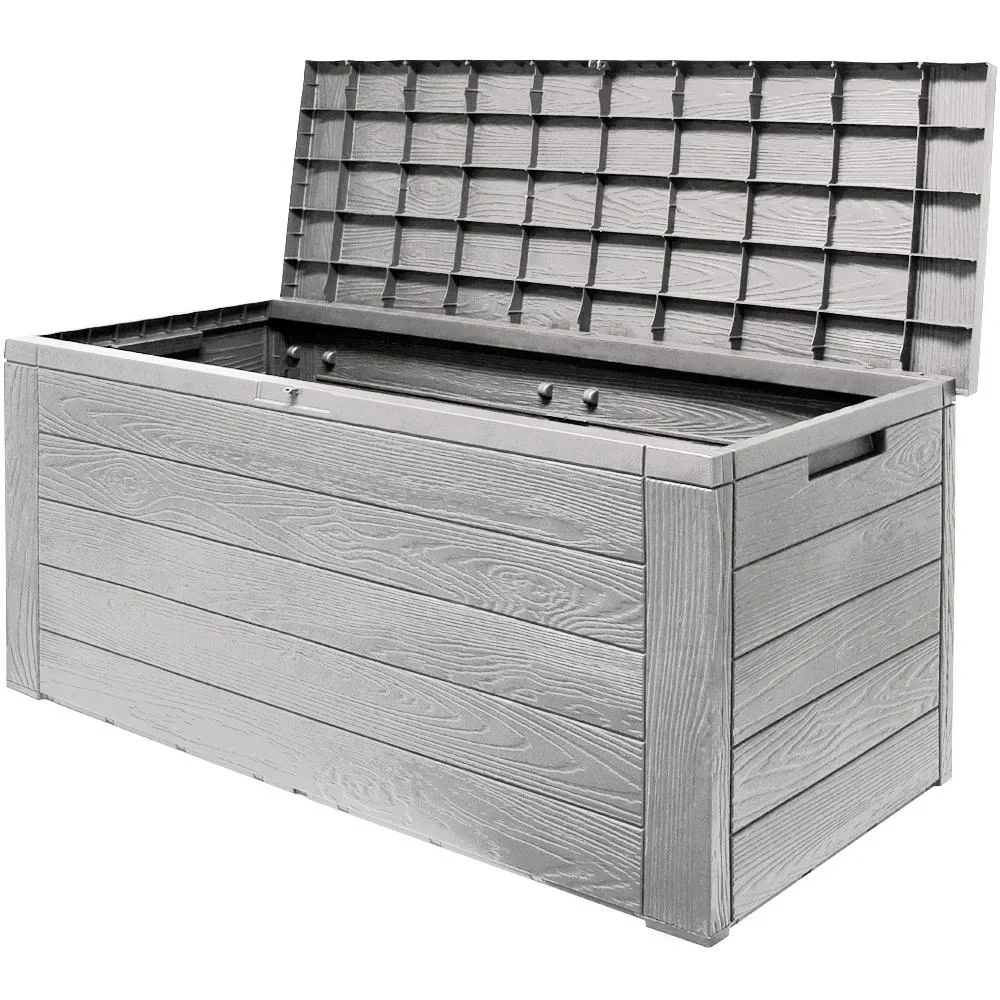 Aufbewahrungsbox / Gartenbox - Grau - 120x46x57cm