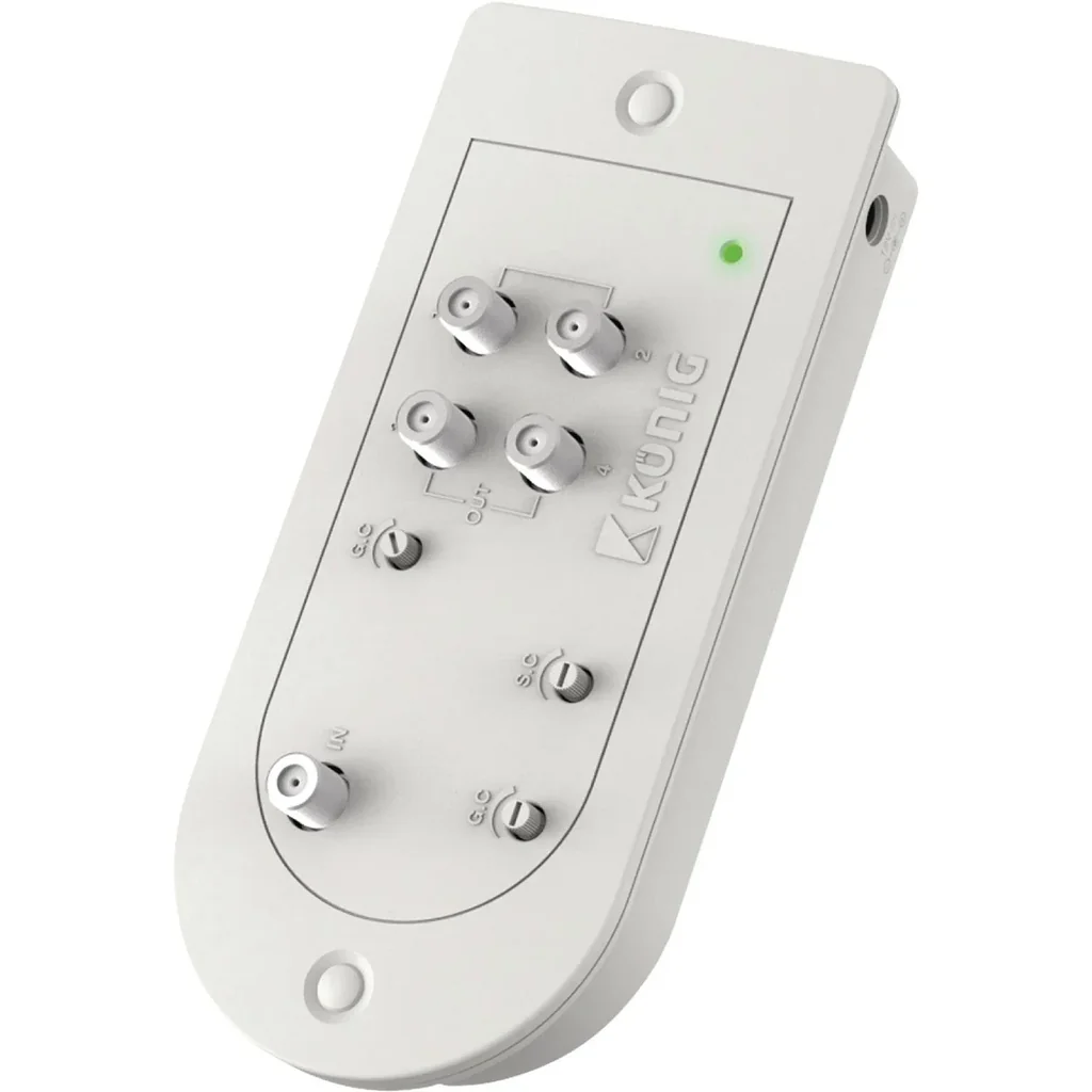 Kabel-TV Verstärker 20 dB 4 Ausgänge