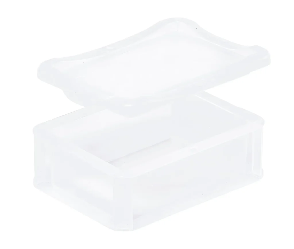 Euro-Norm Klickdeckel, 150 x 200 mm, transparent