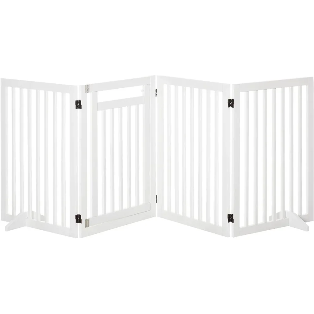 Absperrgitter für Hunde weiß