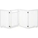 Absperrgitter für Hunde weiß