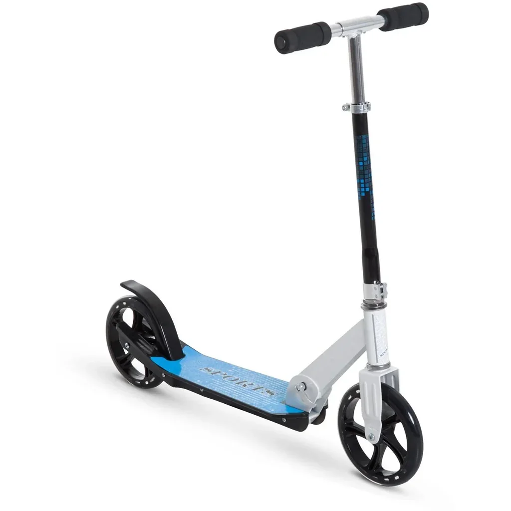 Tretroller für Kinder blau/weiß