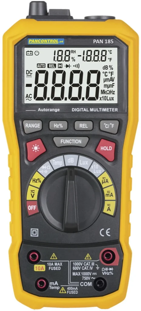PAN 185 - Multisensor-Messgerät für elektrische und physikalische Größen