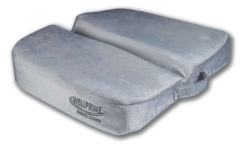 Sitzkissen "Wellprime Pain Free Cushion", Memory-Schaum, Grau