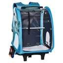Rucksäcke Trolley für Hund und Katzen 2-in-1 Hundetrolley mit transparentem Fenster Katzentransportbox atmungsaktiv bis