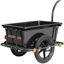 Fahrradanhänger mit Kupplung - Schwarz - 90L - max 80 kg