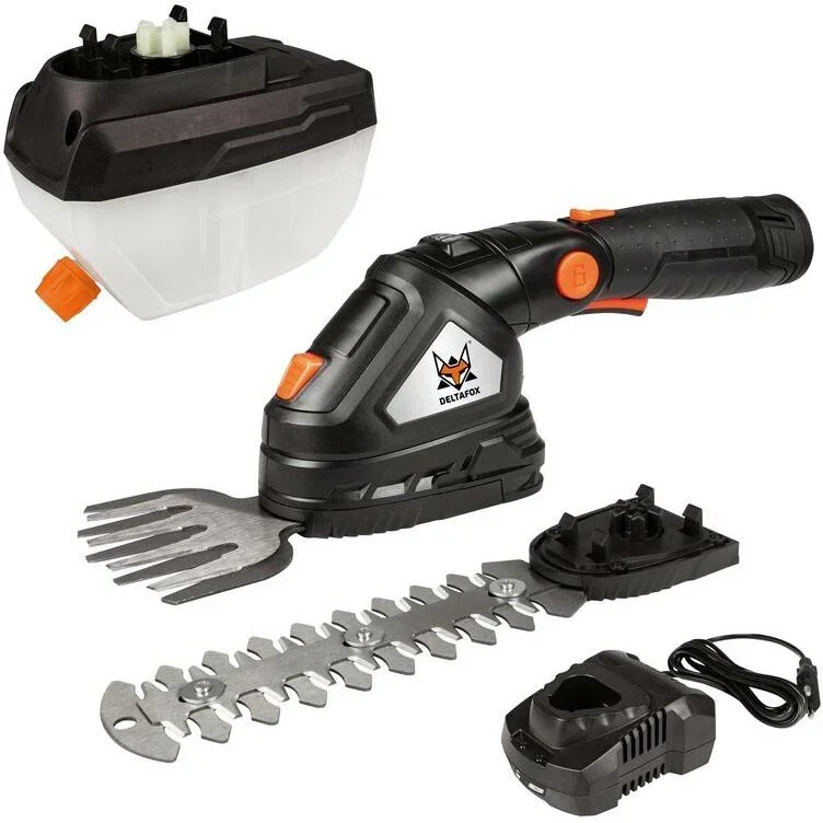 Deltafox 3-teiliges Gras- und Strauchscheren-Set inklusive 1L Drucksprühgerät - DG-CGC 1080