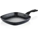 Grillpfanne Induktion - Ø28 cm - Schwarzer Marmor