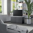 TV-Schrank 80x34x36 cm Spanplatte grau