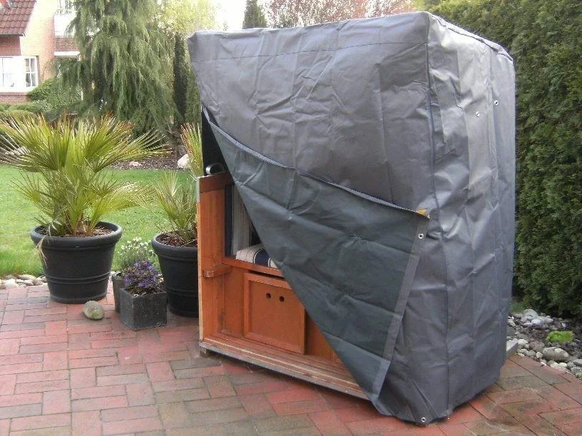 Komfort-Schutzhülle für Strandkörbe XXL, für 155 x 105 x 170/135 cm, Anthrazit
