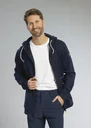 Sweatjacke, Farbe marine, Gr.L