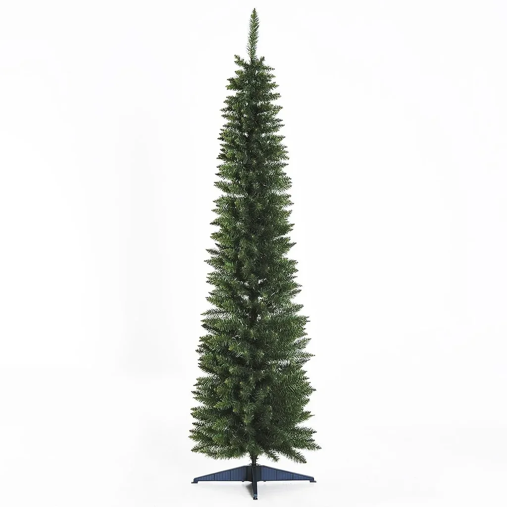 Weihnachtsbaum mit Kunststoffständer grün