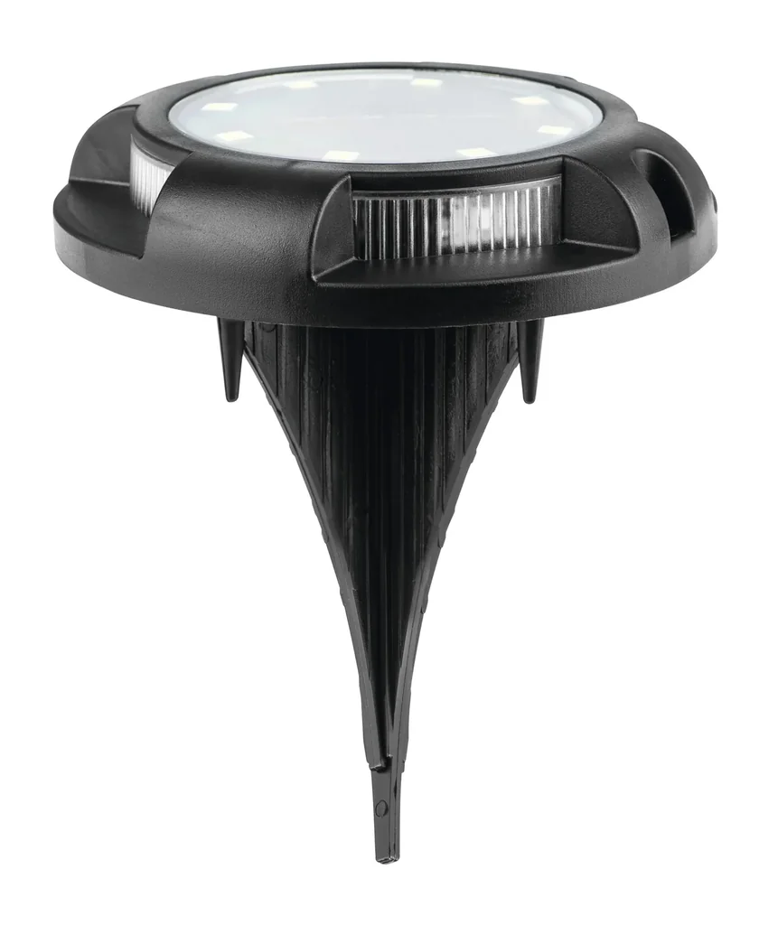 4er Set Solar Bodenleuchte mit Dämmerungssensor