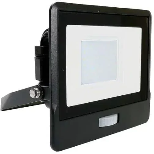 VT-138S LED-Flutlicht mit Sensor - 30 W - 2340 Lm - 4000K - Schwarz