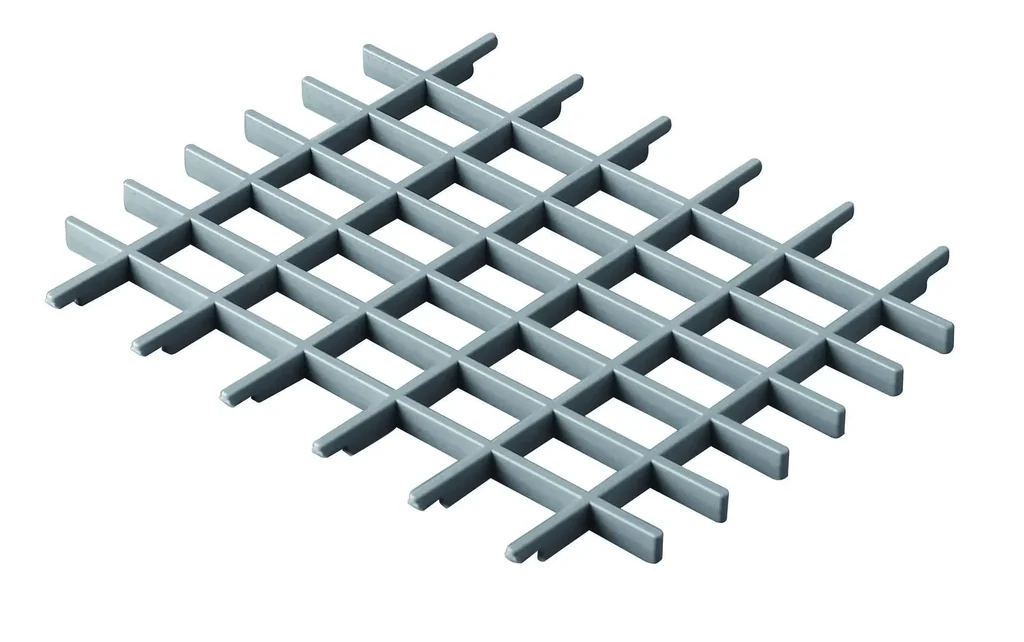 Ablagerost für Ausgussbecken, Kunststoff - grau