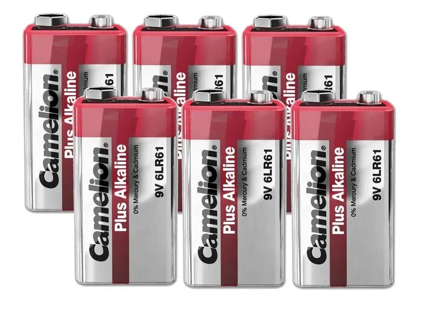 ALKALINE E-BLOCK 9V-500mAh (6 Stk./Schachtel)