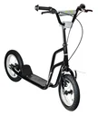 Roller Fun AIR, 12 Zoll Luftbereifung, Stahlrahmen, V-Bremse, Lenker höhenverstellbar, inkl. Ständer, schwarz