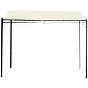 Pergola Terrassenüberdachung Pavillon 297x297cm Metall Creme