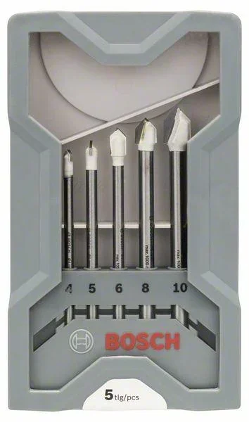 Ceramic Fliesenbohrer-Set, CYL-9, 4-10 mm, 5-teilig