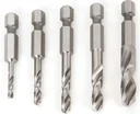 Bohrer Set 5-teilig, kurz, 1/4" 6 kant
