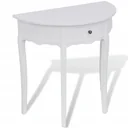 Wandtisch mit Schublade weiß