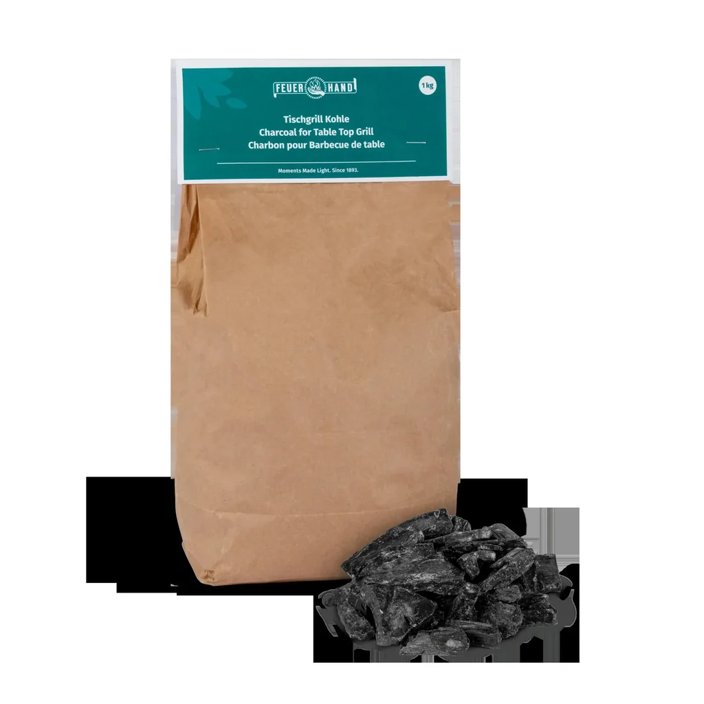 Tischgrill Kohle - Spezial-Kohle für die Feuerhand Tischgrills, Gebinde 1 kg