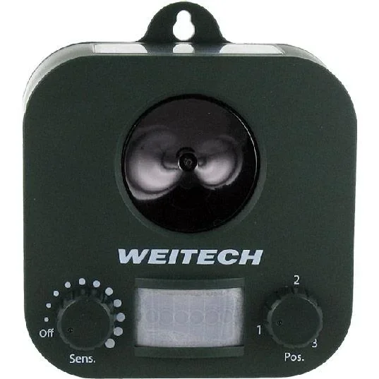 Weitech Garden Protector Solar - hält Hunde, Katzen, Füchse, Kaninchen, Wiesel, Reiher etc. von Ihrem Garten fern!