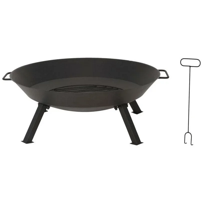 Feuerschale - Ø76 x 30 cm - Schwarz